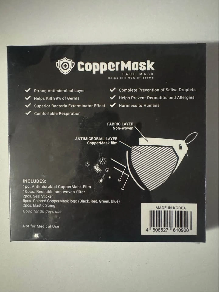 New CopperMask Face Mask Antimicrobial - photo 2