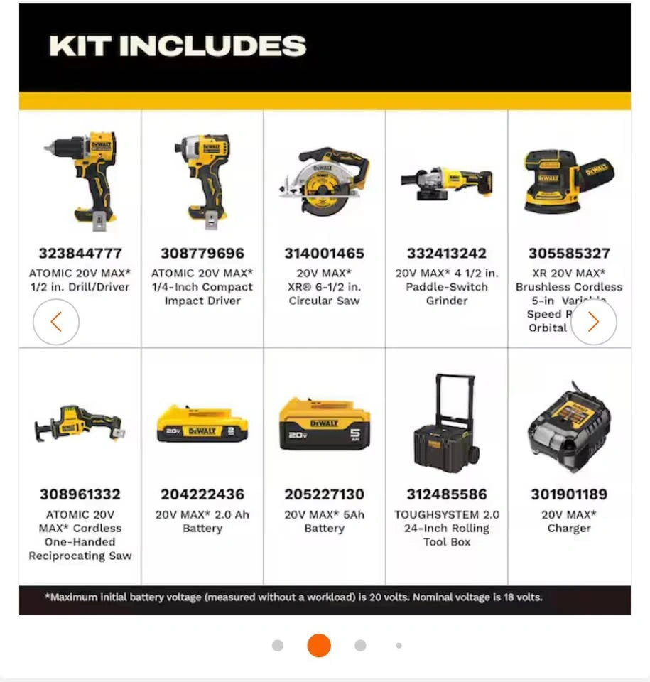 20V Lithium-Ion Cordless 6-Tool Combo Kit - photo 5