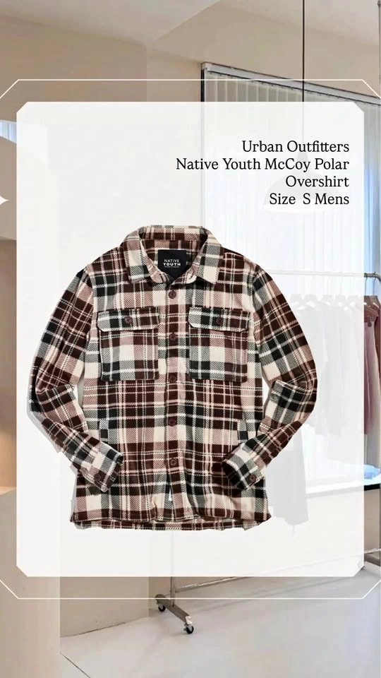 Urban Outfitters Native Youth Polar Overshirt - Size S/M