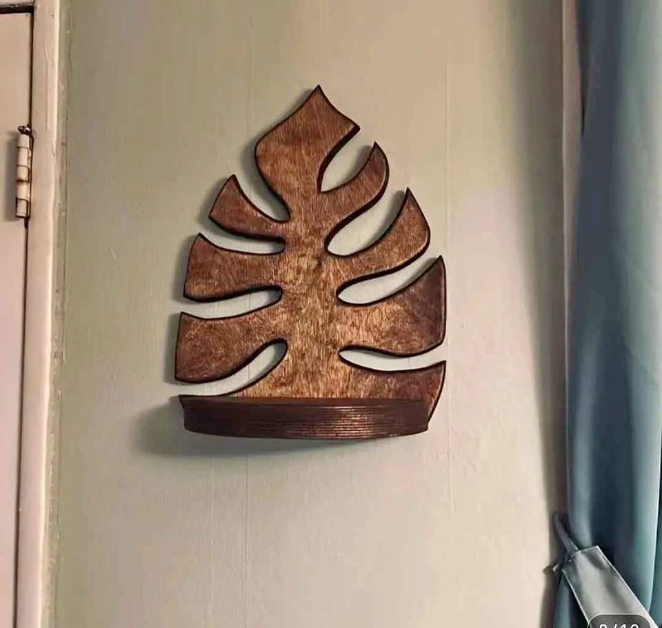 Wooden decorative shelf 🌿🪵