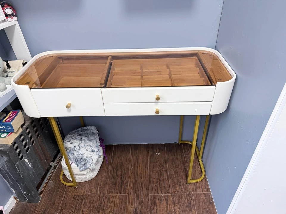 Makeup Vanity Set with Drawers and LED Mirror - photo 2