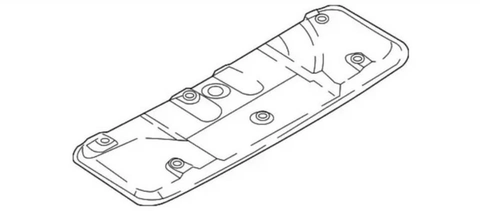 Genuine Audi Muffler Shield 80A-804-174-C - photo 2