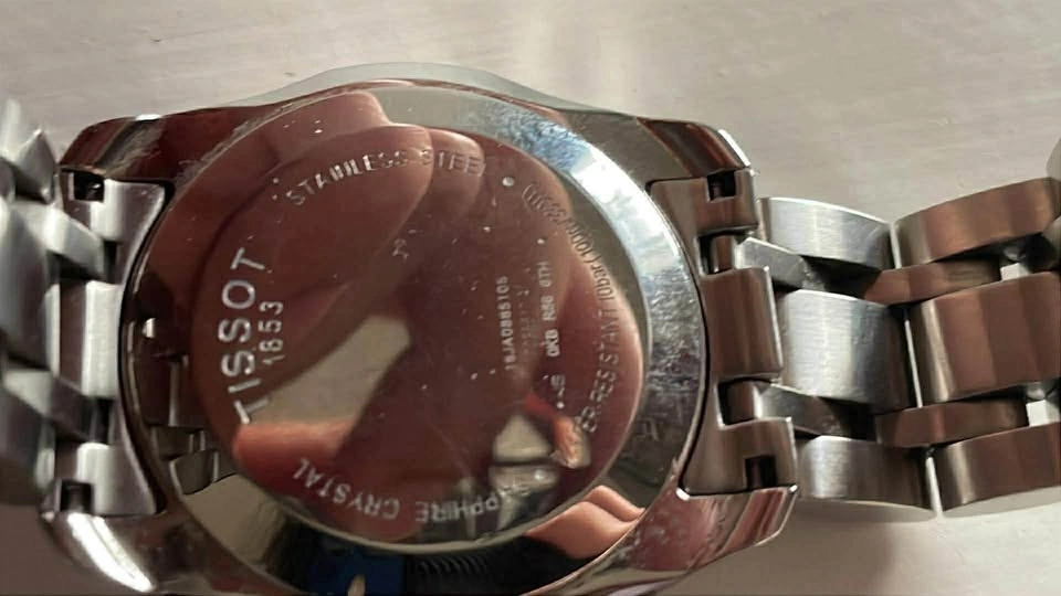Tissot Couturier Chronograph White Dial Silver Steel Strap Watch - photo 2