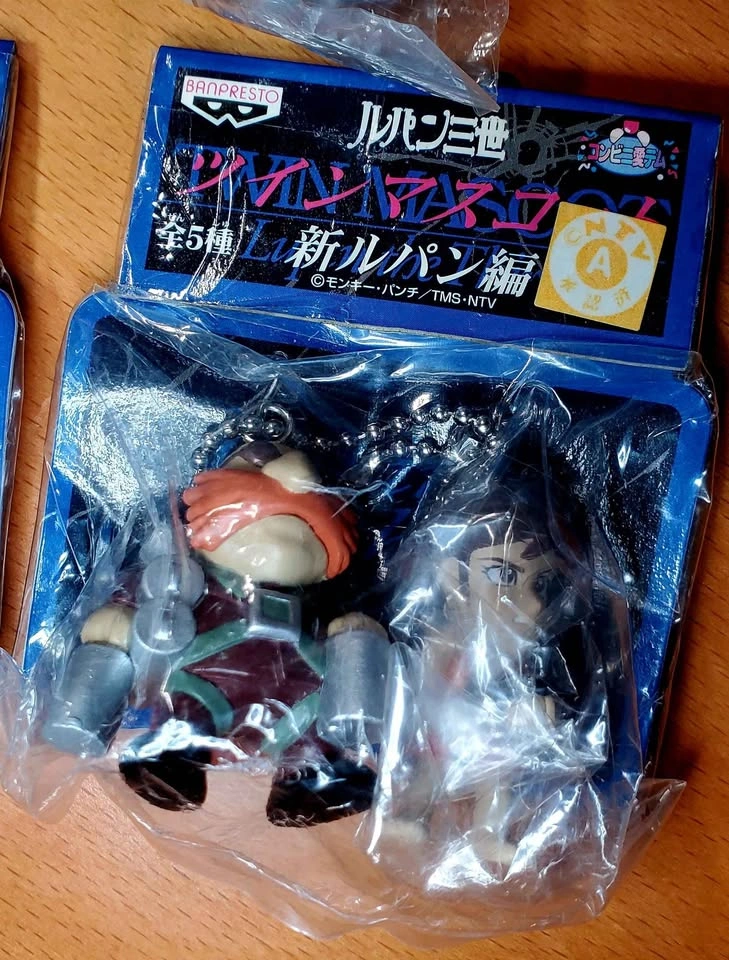 Lupin the Third Twin Mascot Keychain Set - photo 4