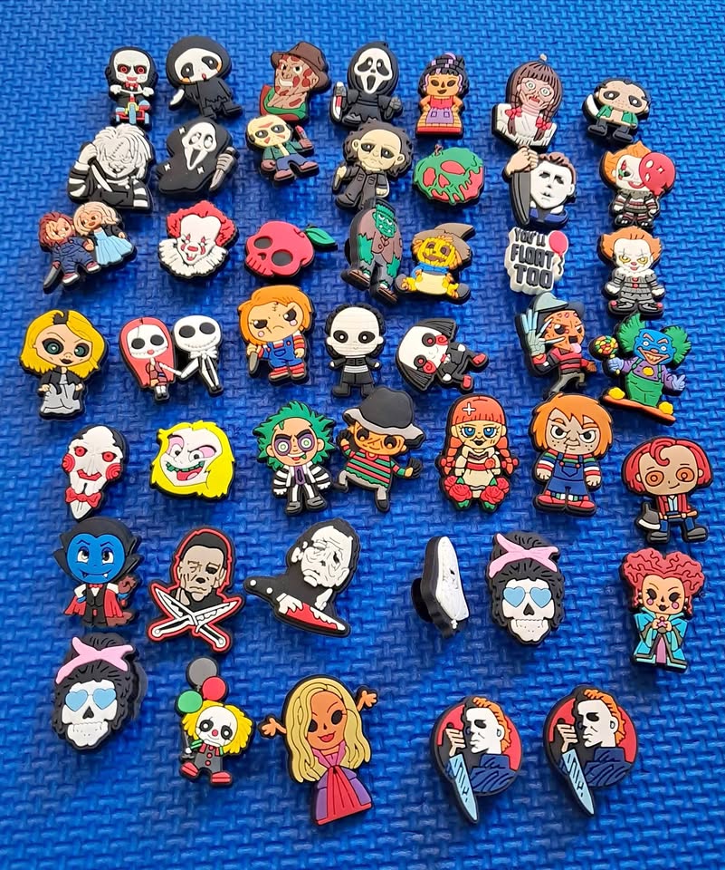Halloween/horror croc charms