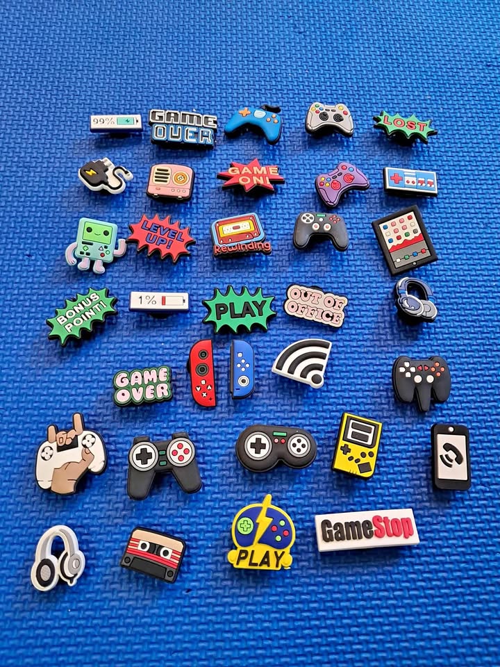 34 Video Game Croc Charms