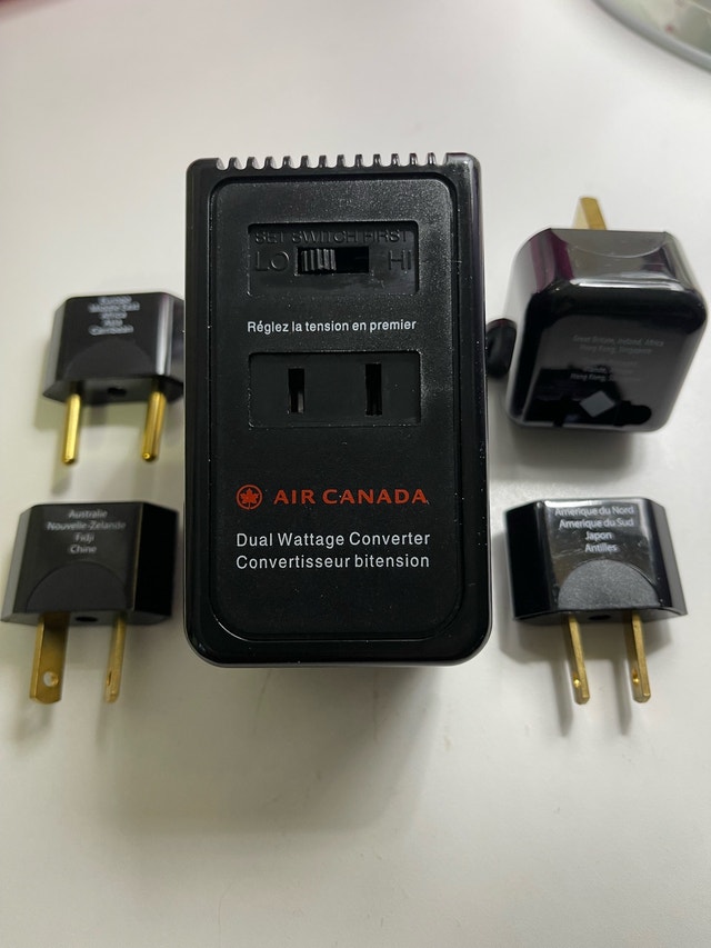 Air Canada Travel Converter Kit