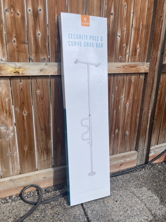 Stander Security Pole and Curve Grab Bar