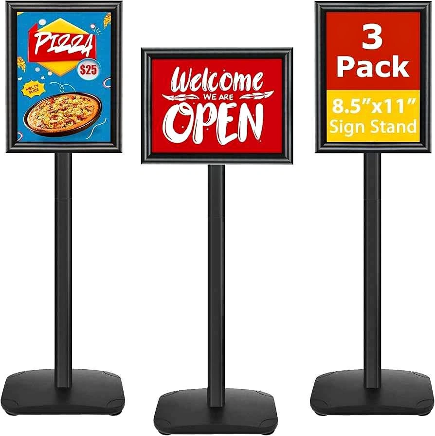 VAIIGO Poster Sign Stand 3 Pack (11x17")