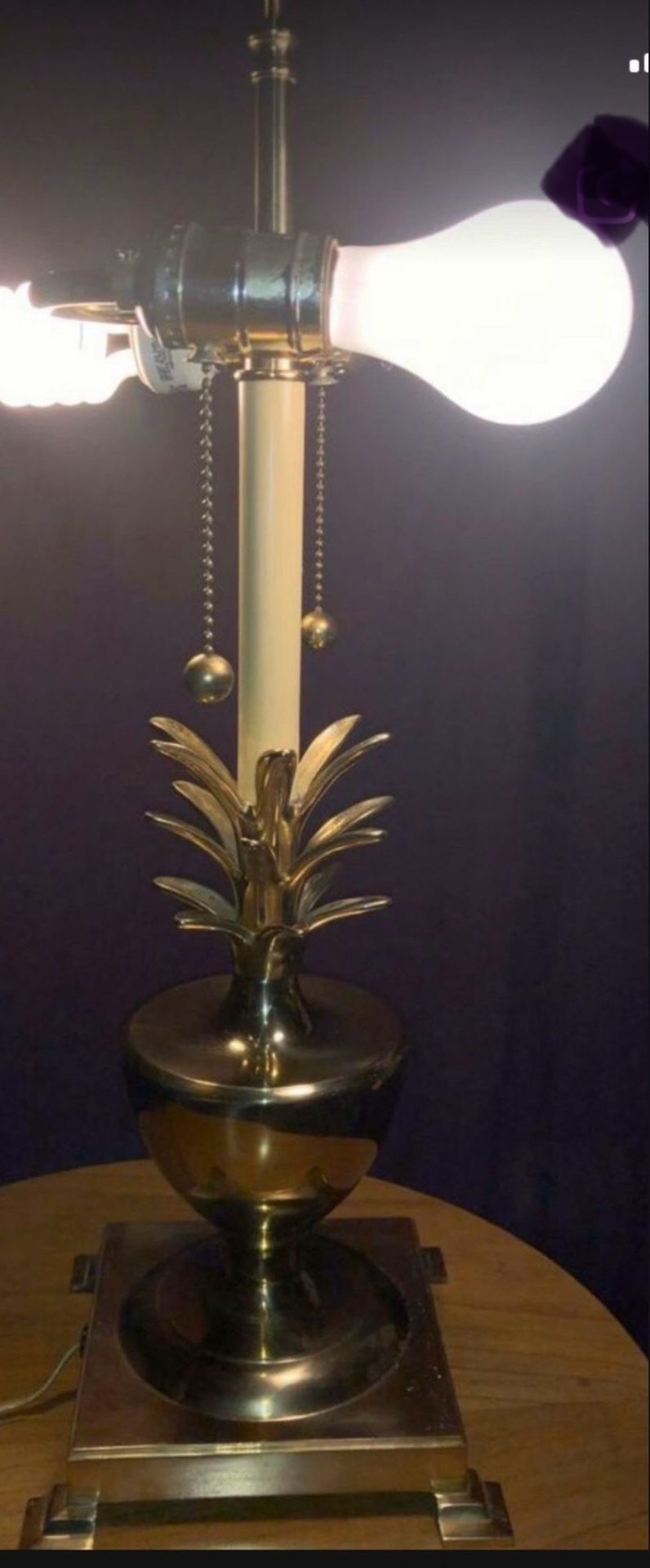 Bombay Brass Pineapple Table Lamp 20” Tall - photo 4