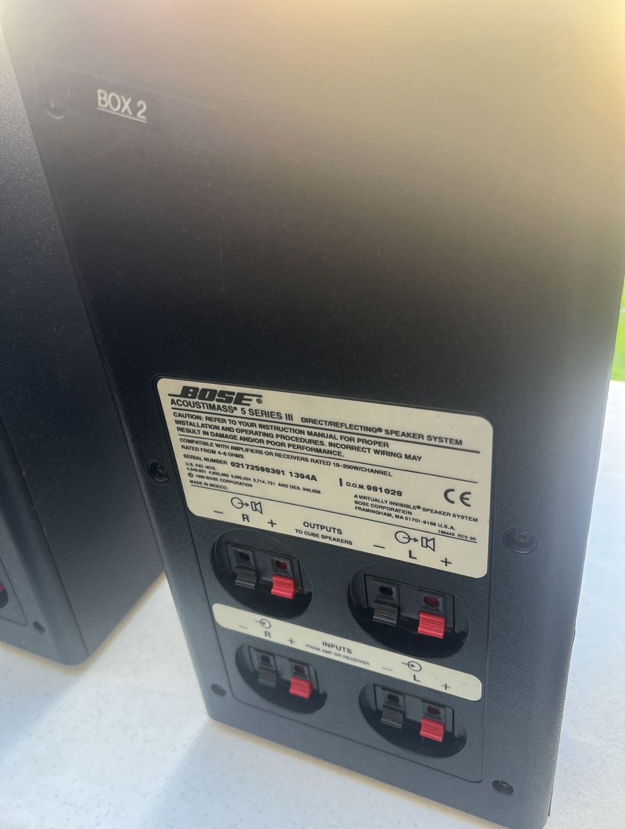 2 Bose Acoustimass 5 Series III Subwoofers - photo 3