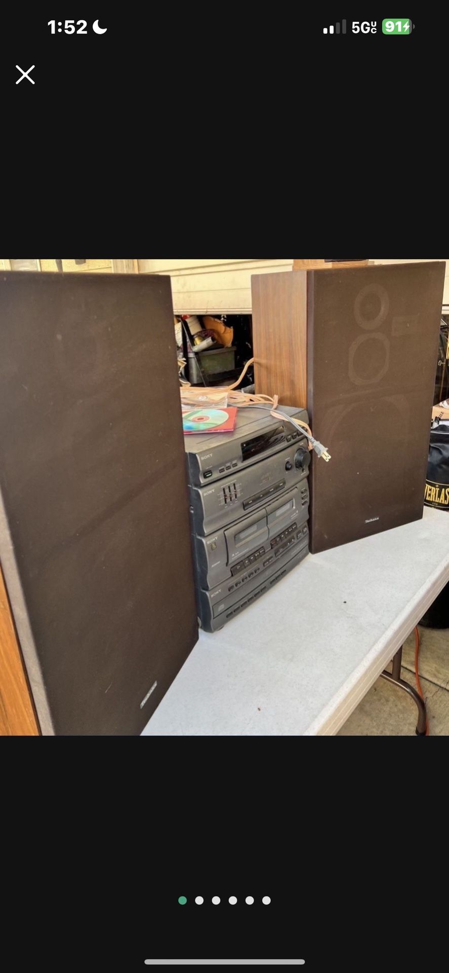 Technics SB-L70 Linear Phase 3-Way 90W Speakers w/ Grills