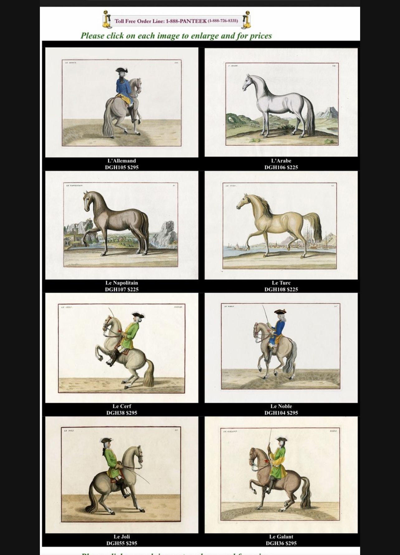 Friedrich Wilhelm "Le Brillant" Dressage Engraving - photo 4