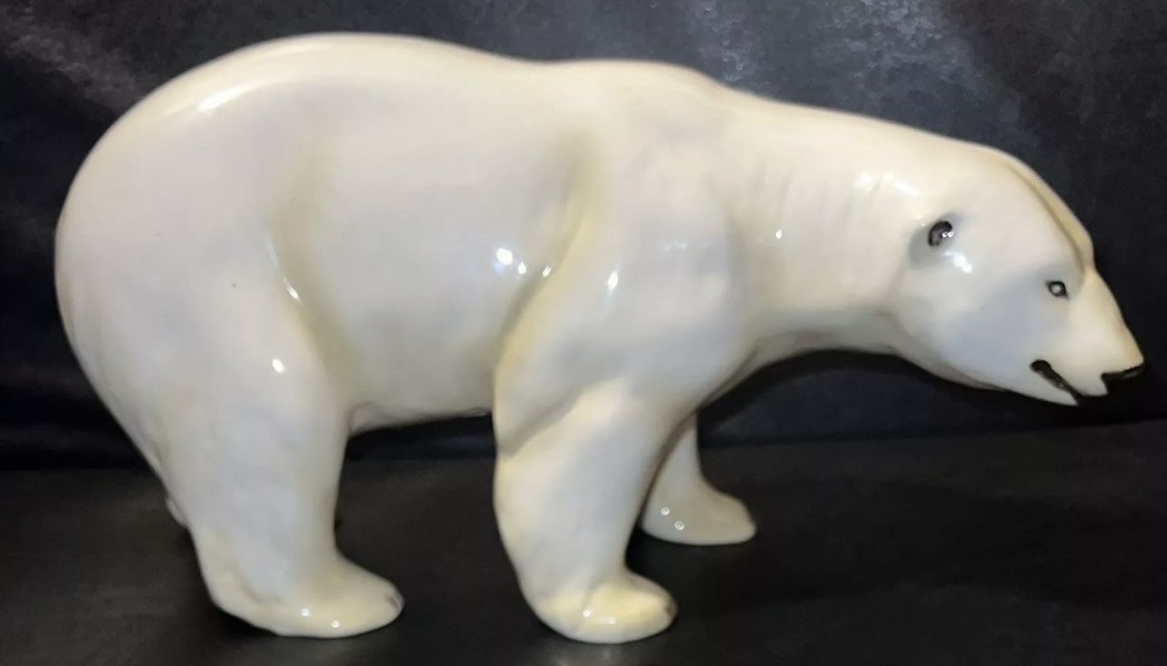 The Townsends Ceramic Polar Bear Figurine 12"-13" - photo 2