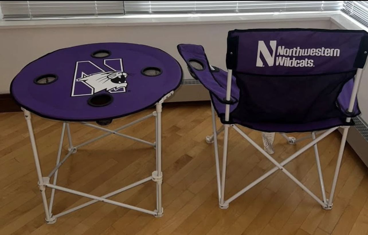 Northwestern Wildcats Purple Round Table & Chair Set - photo 2