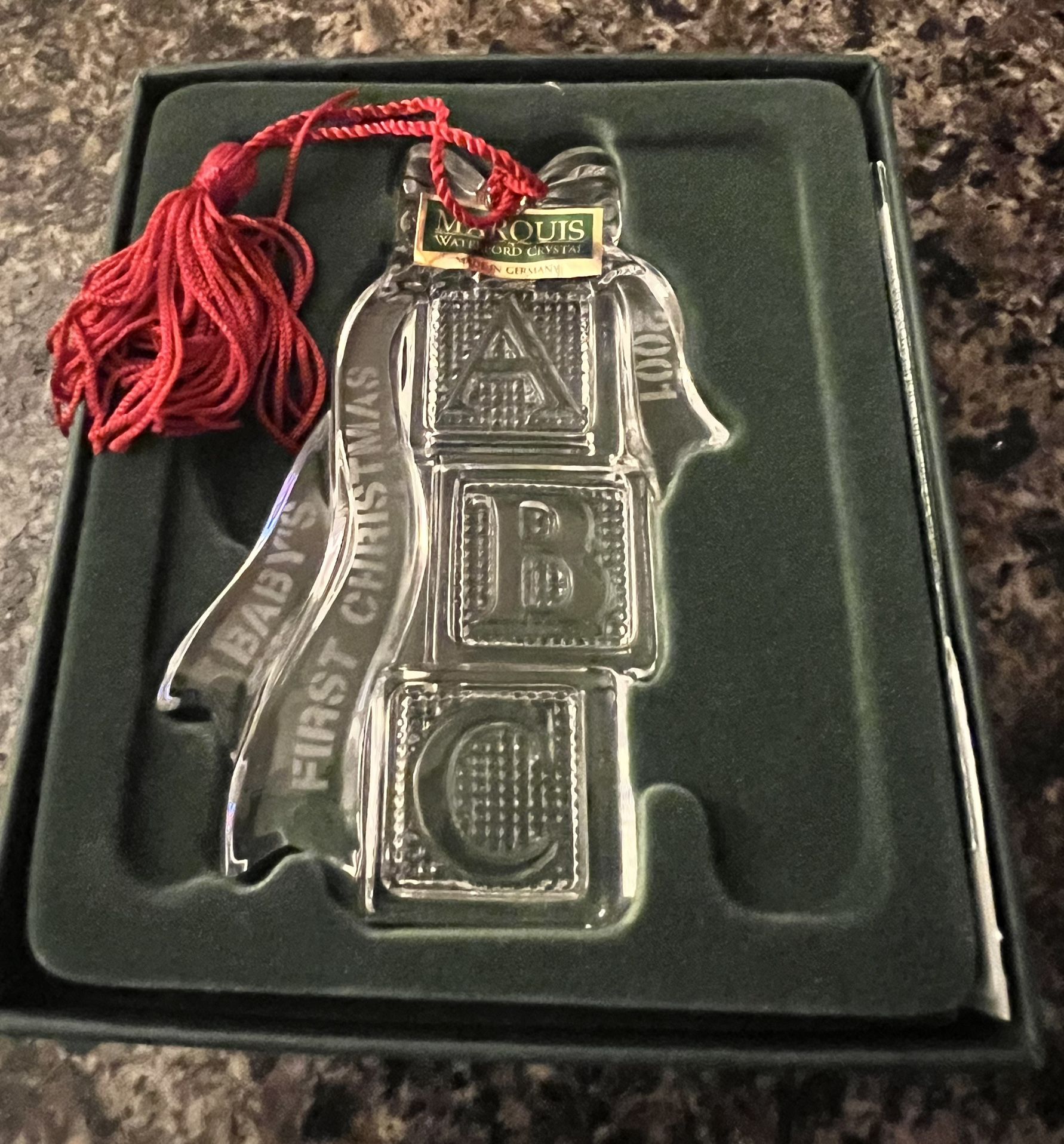 Waterford Marquis 2001 Baby's First Christmas Ornament - photo 2