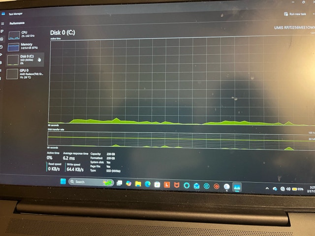 Lenovo Laptop Ryzen 5 5500u 8GB RAM - photo 3