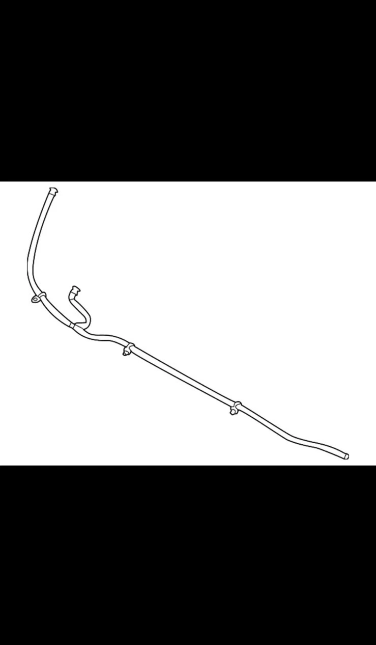 New Genuine BMW Hose Line Headlight Cleanin (2008-2013) OE 61677 - photo 2