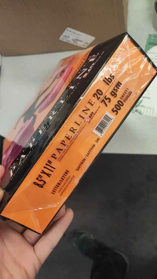Colour Multi Usage Paper, 20 lbs, 8.5" x 11", Saffron - photo 2