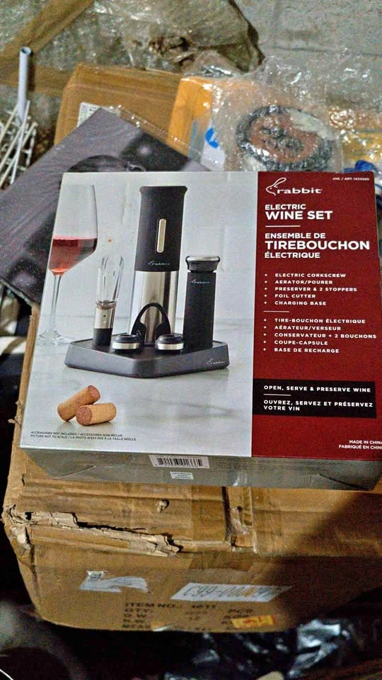 Rabbit Electric Wine Opener Set