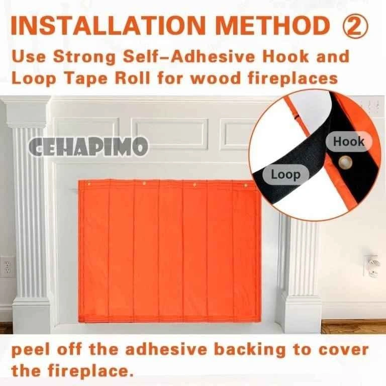 Cehapimo Fireplace Blocker Blanket 37.5'' X 32'' - photo 3
