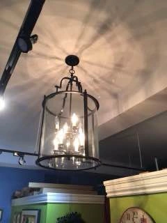 Large Bronze Lantern Chandelier - photo 2