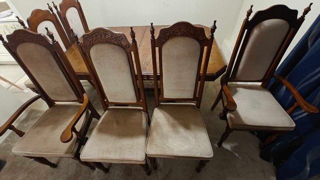 Wooden Dining Set with 6 Chairs - photo 5