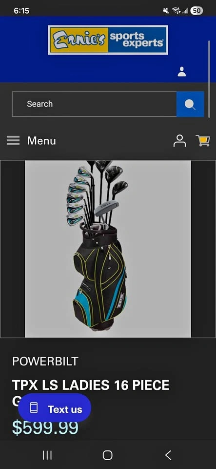 PowerBilt TPX LS Ladies 16-Piece Golf Set – LEFT HANDED