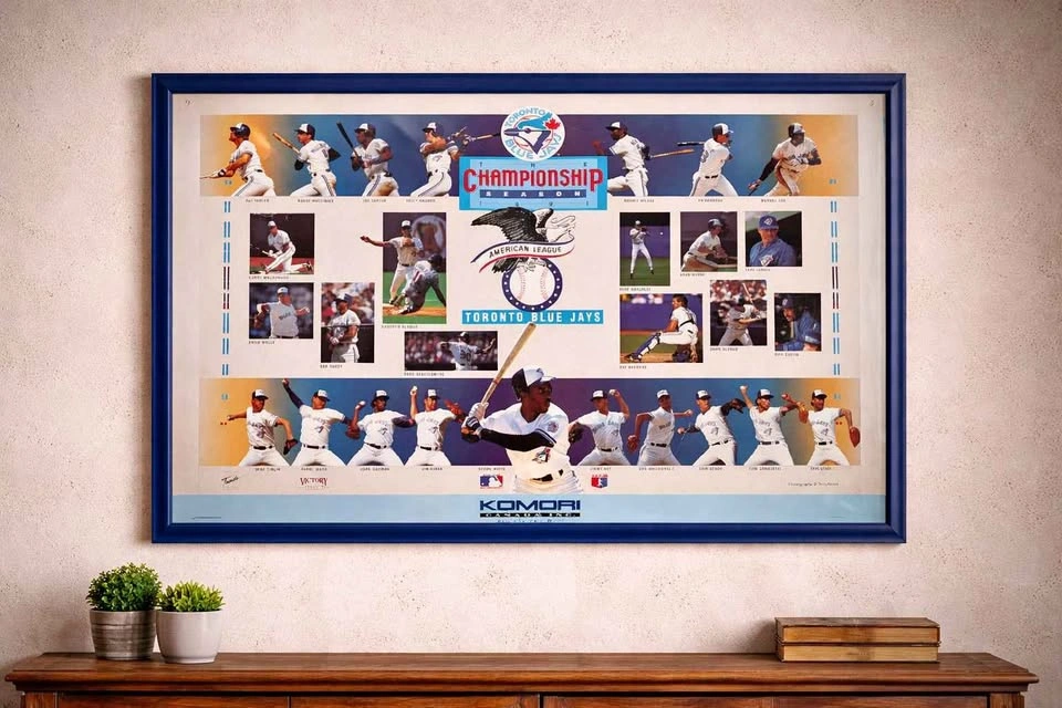 Vintage 1991 Blue Jays Poster