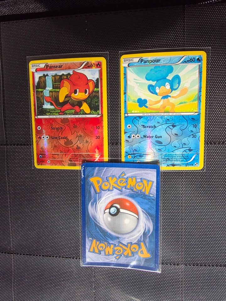 Pansage Pansear Panpour - Energy Holos - Promo - photo 2