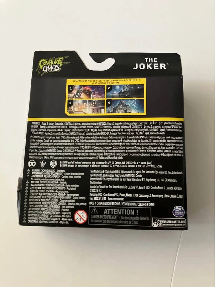 DC Batman 2020 The Joker 4-inch Action Figure by Spin Master - photo 2