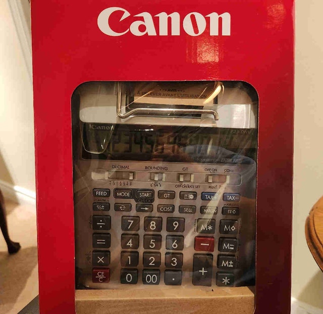 Canon Desktop Printing Calculator