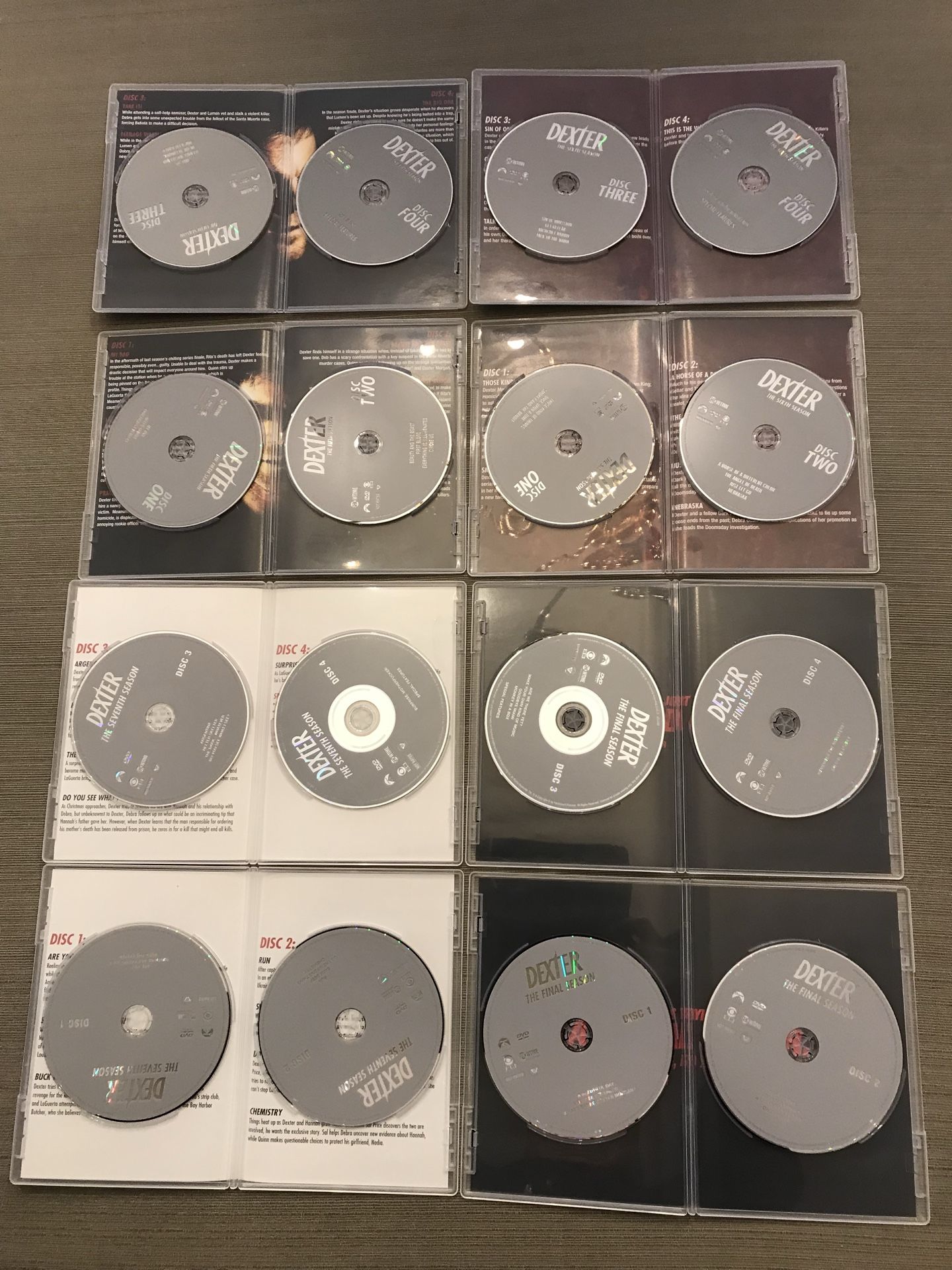 DEXTER THE COMPLETE TV SERIES DVDS SEASONS 1-8 - photo 3
