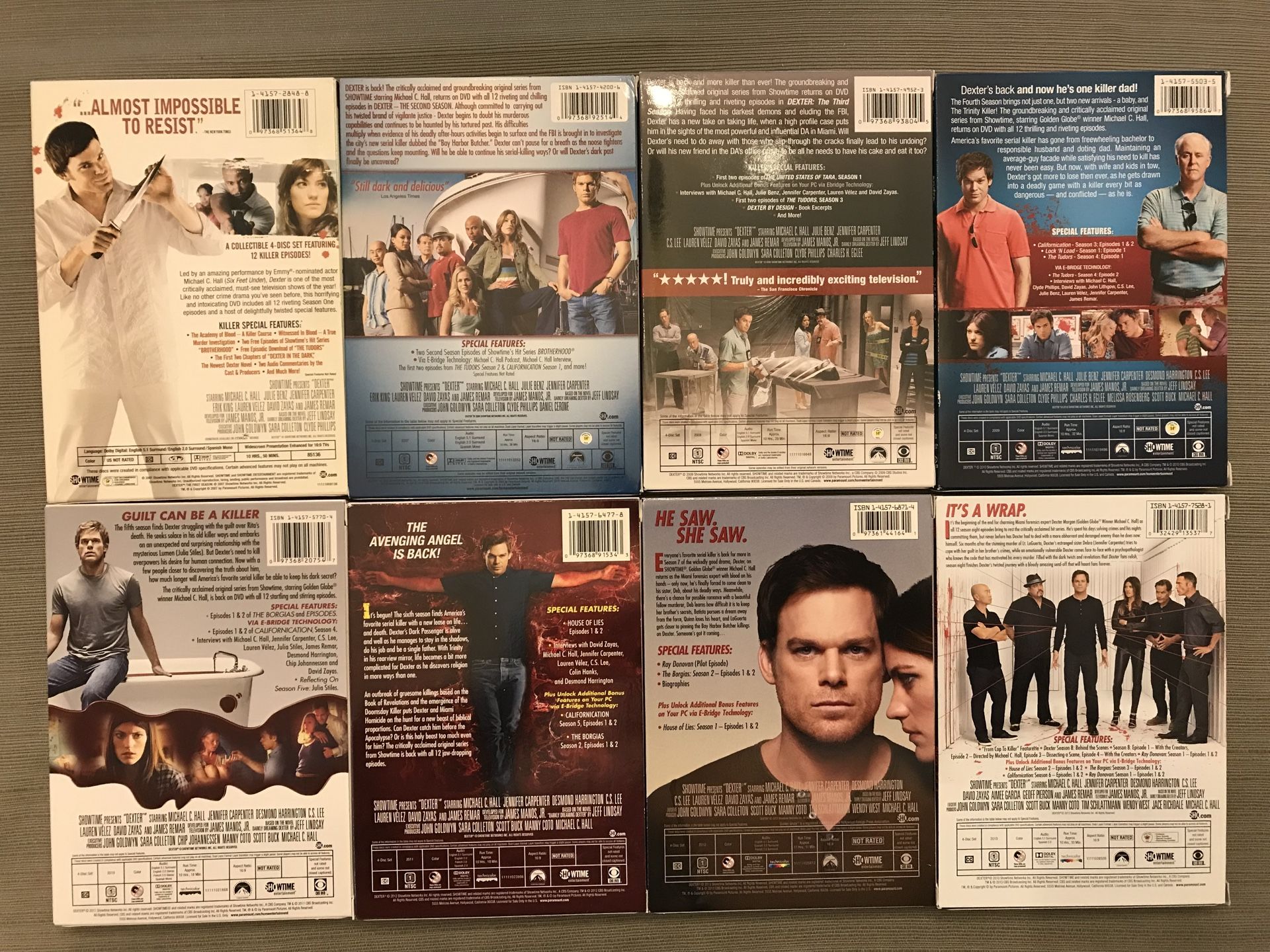 DEXTER THE COMPLETE TV SERIES DVDS SEASONS 1-8 - photo 5