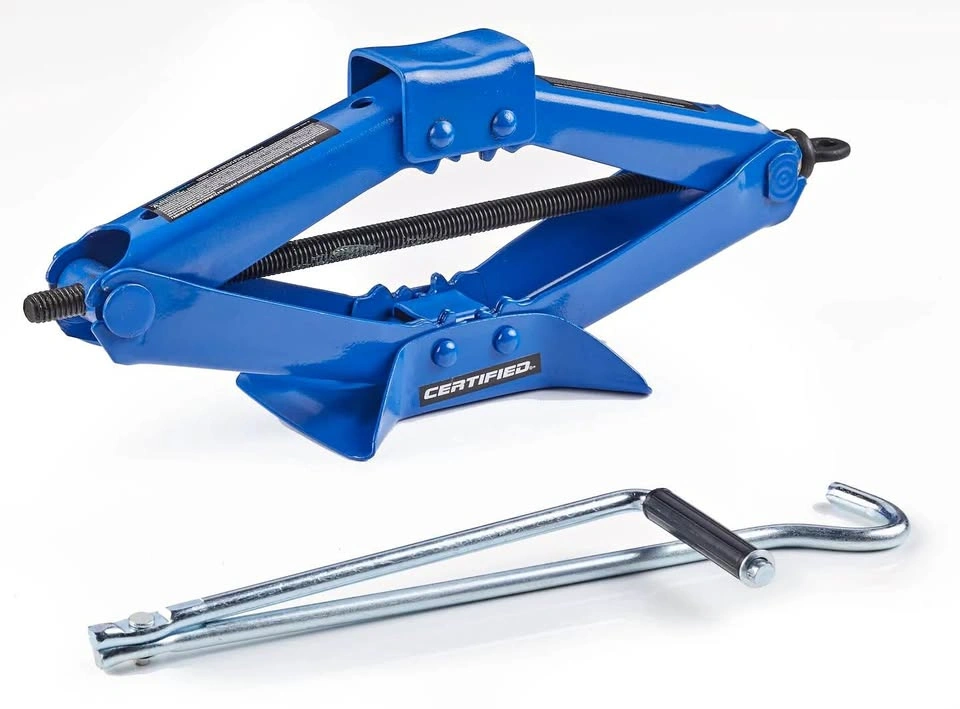Certified Lightweight Compact Scissor Jack - 2 Ton