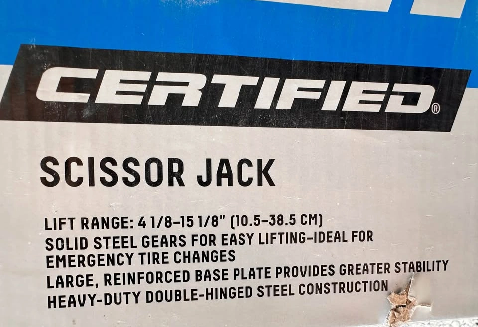 Certified Lightweight Compact Scissor Jack - 2 Ton - photo 3