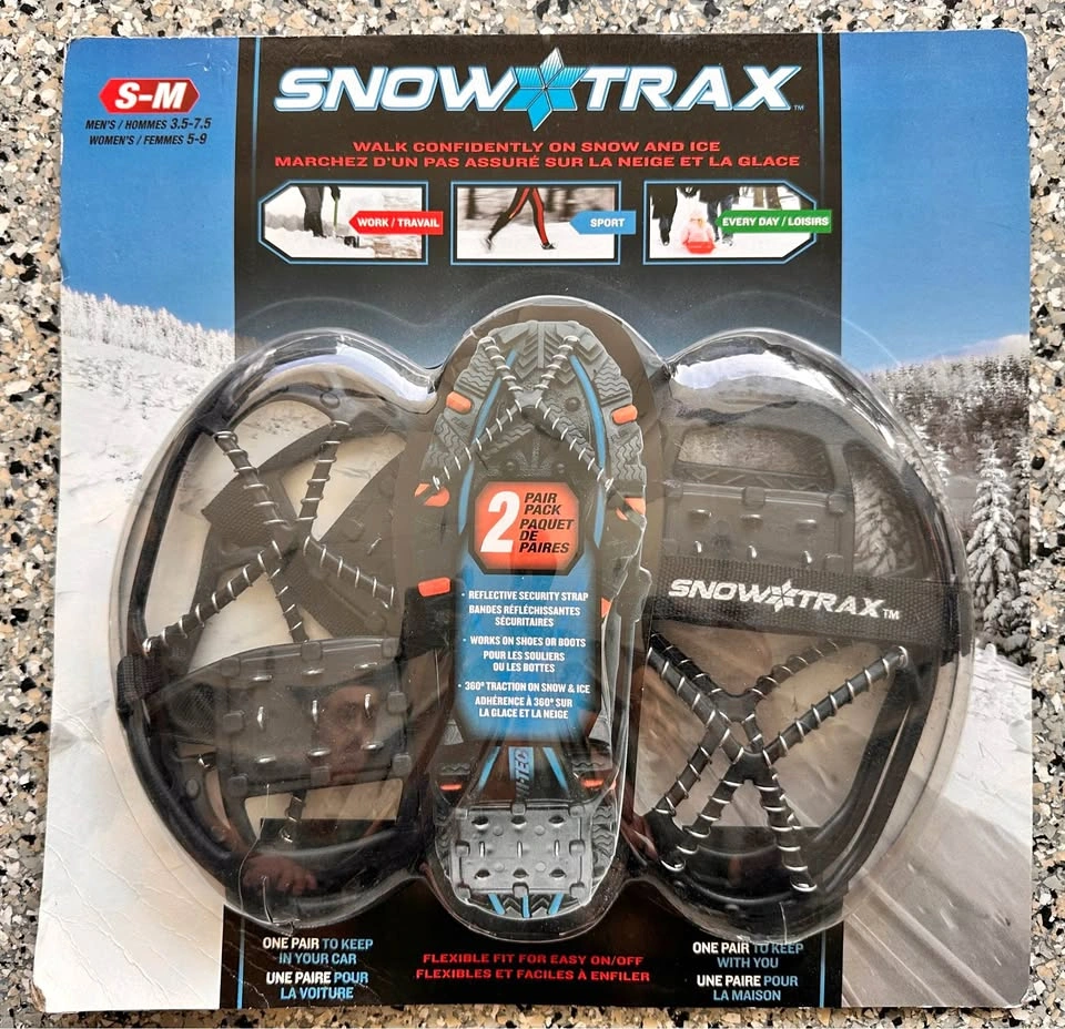 SNOWTRAX for walk on ice or snow.