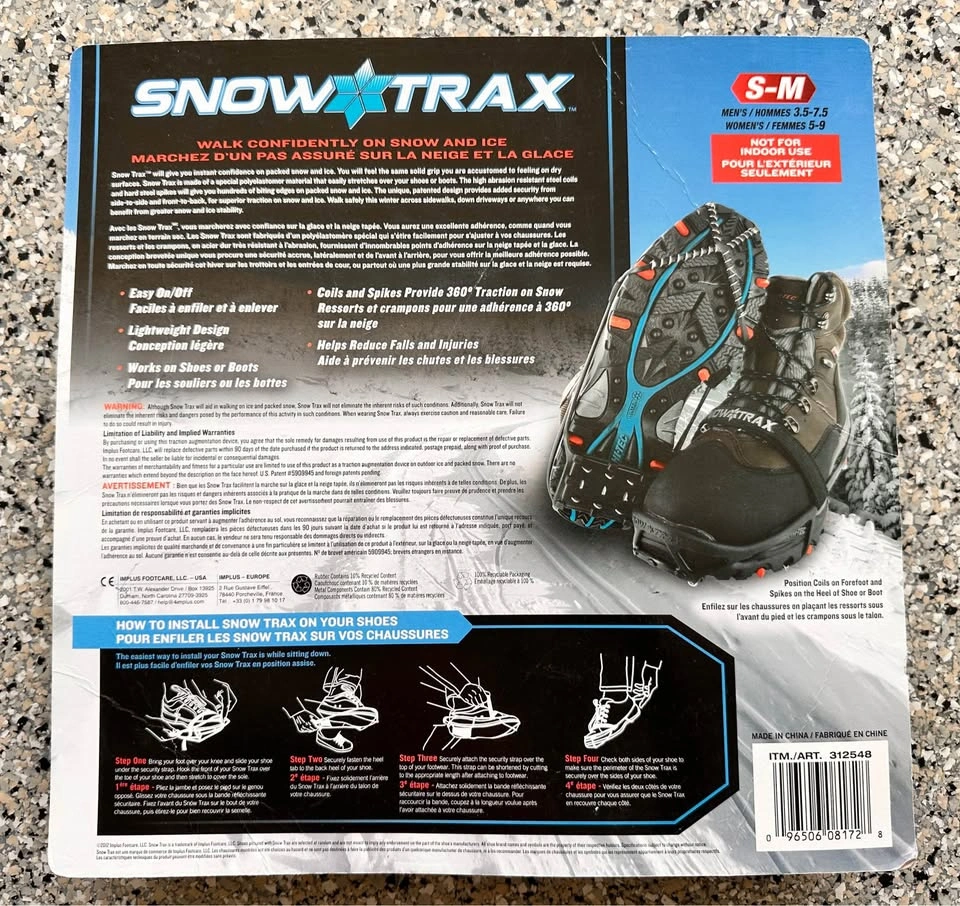 SNOWTRAX for walk on ice or snow. - photo 2