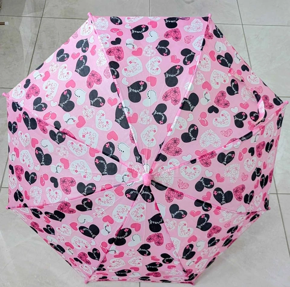Kids Umbrellas - Blue & Pink Hearts - photo 2