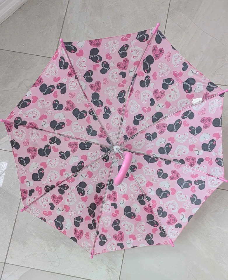 Kids Umbrellas - Blue & Pink Hearts - photo 3