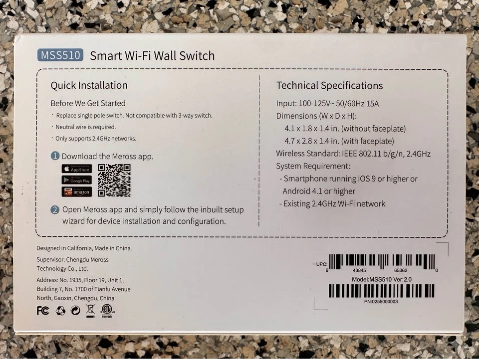 Smart switch MSS510 (brand new) - photo 2