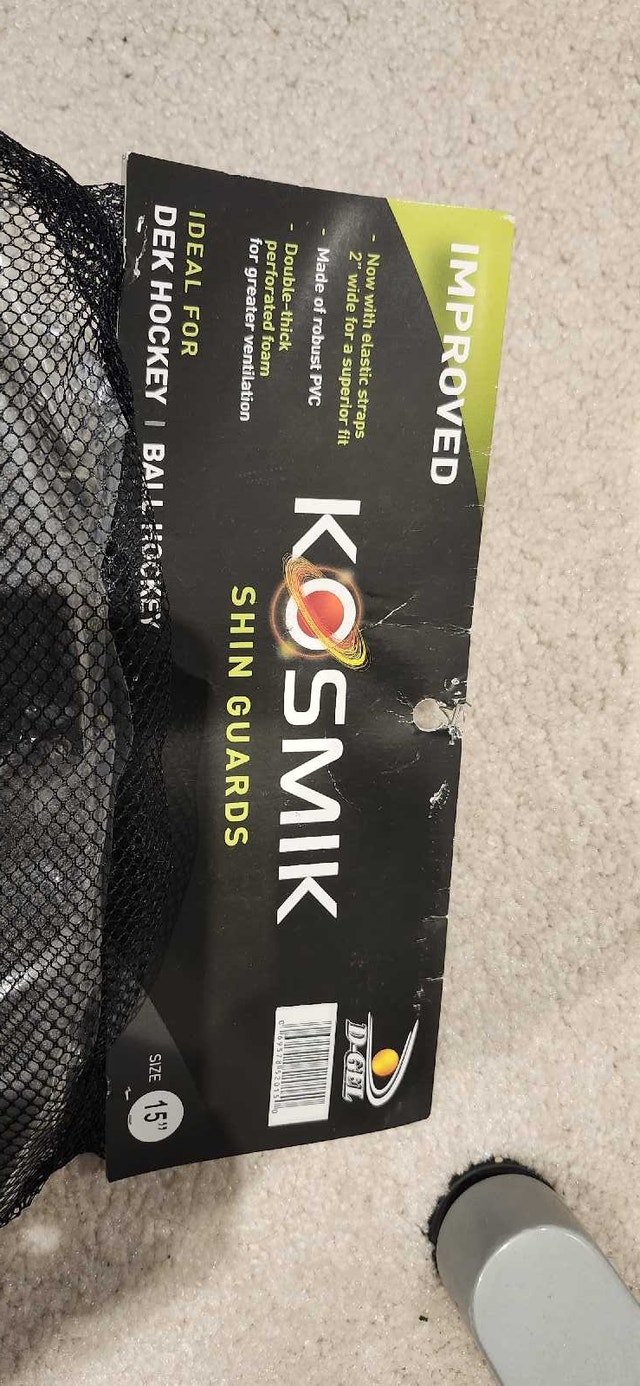 Kosmik Ball Hockey Shin Guards 15" 🌱 - photo 2