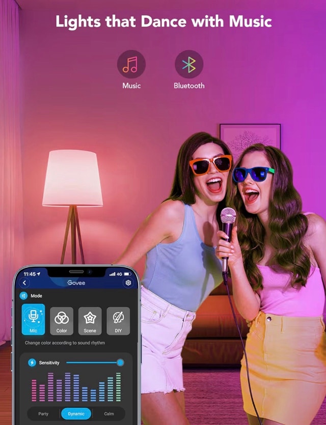 6 Govee Smart Light Bulbs, WiFi Bluetooth Color Changing - photo 3