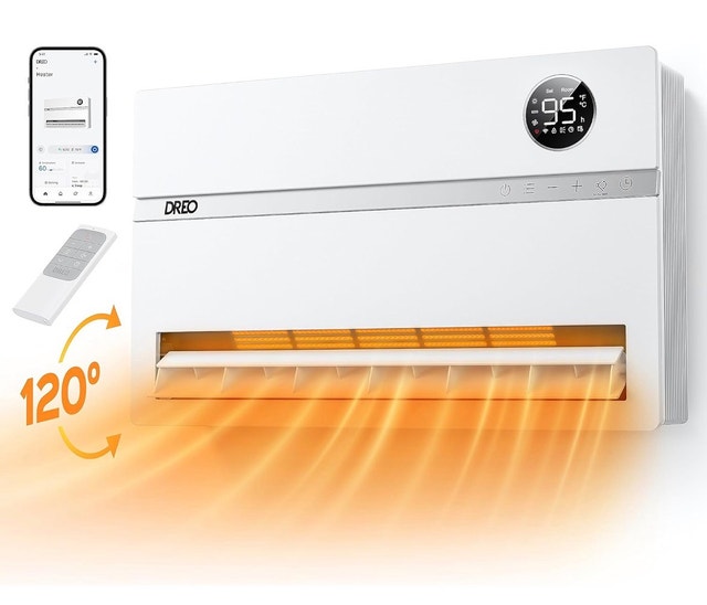 DREO Smart Wall Heater, Electric Space Heater