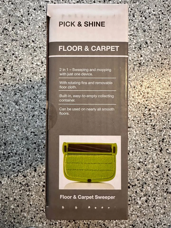 PICK & SHINE floor/carpet Sweeper. (Brand new) - photo 3