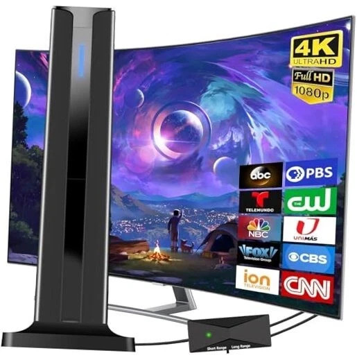 Indoor HD Digital TV Antenna with 3M Stick Base