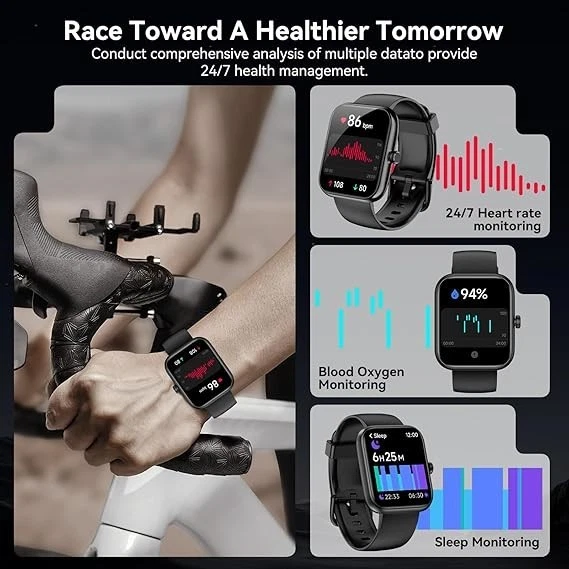 2025 Smart Watch Men/Women Waterproof Smartwatch Bluetooth iPhon - photo 4