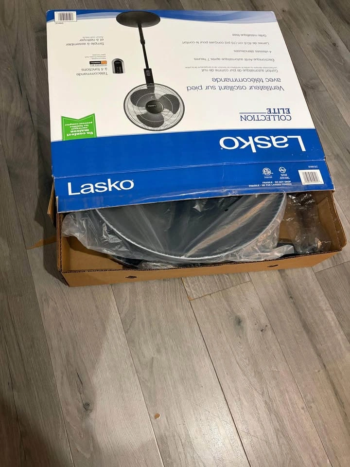 Lasko Elite Collection 16" Pedestal Fan w/ Remote - photo 2