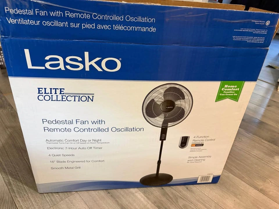 Lasko Elite Collection 16" Pedestal Fan w/ Remote - photo 3
