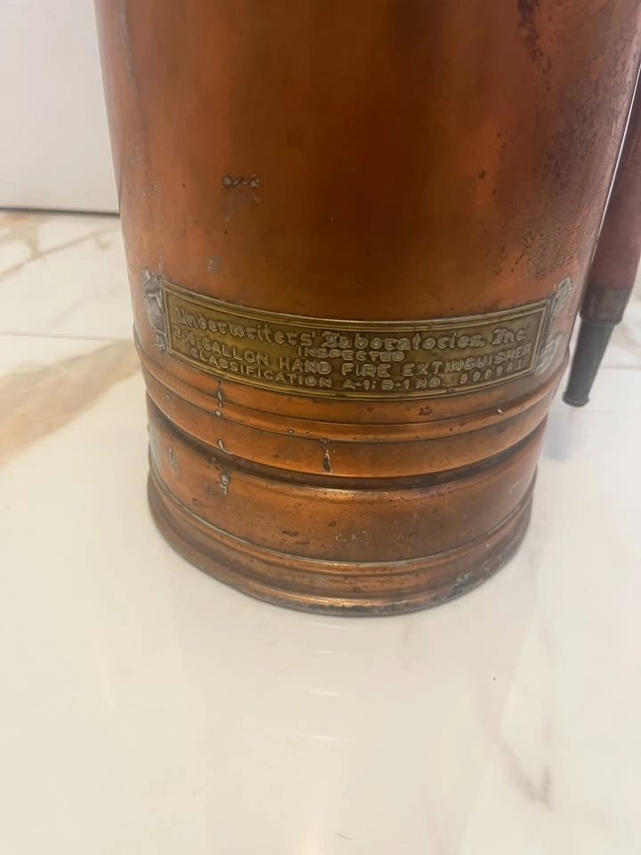 Copper Fire Extinguisher - photo 2